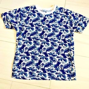 Nick Graham Tropical Floral/ Pineapple Tshirt !